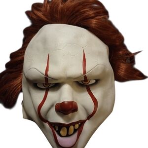 Penny Wise Latex Mask with Red Hair, Collectors Item! Great Shape